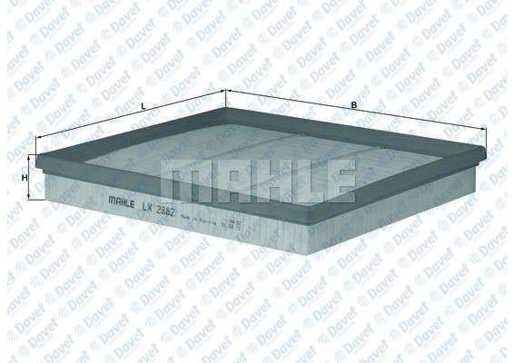 MAHLE LX2882 Hava Filtresi Astra J 09->  ####